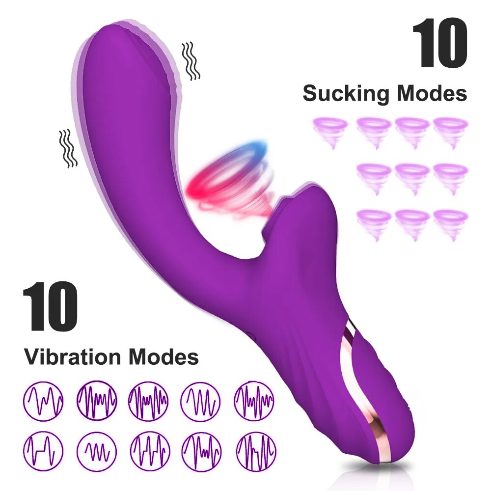 Đồ chơi tình dục 18+ kích thích hút âm vật, 20 chế độ rung, sản phẩm tình dục cho phụ nữ