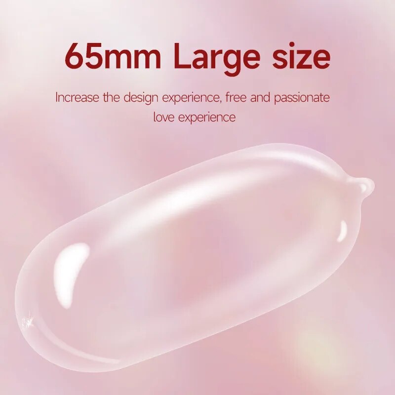 Bao cao su XXL 65mm 10 chiếc cho người lớn nam, kéo dài thời gian quan hệ, siêu mỏng, kích thích điểm G, vỏ dương vật cửa hàng đồ chơi tình dục