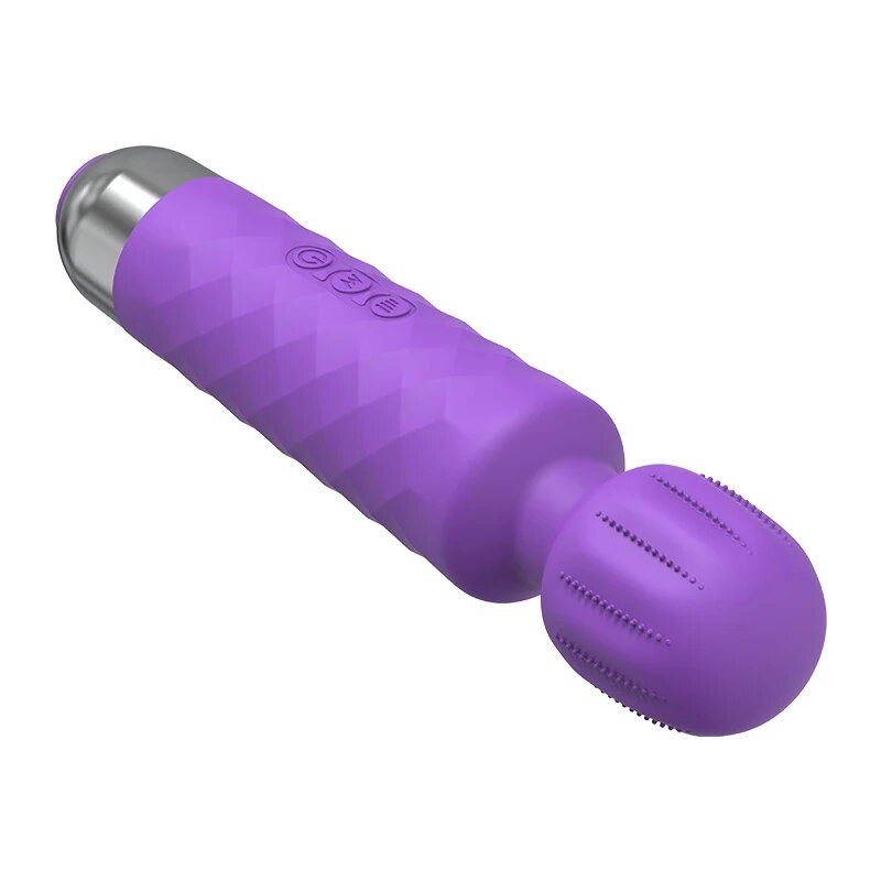 Đồ Chơi Người Lớn: AV Vibrator Magic Wand Kích Thích Clitoris G-spot, 8 Chế Độ Rung, 3 Tốc Độ
