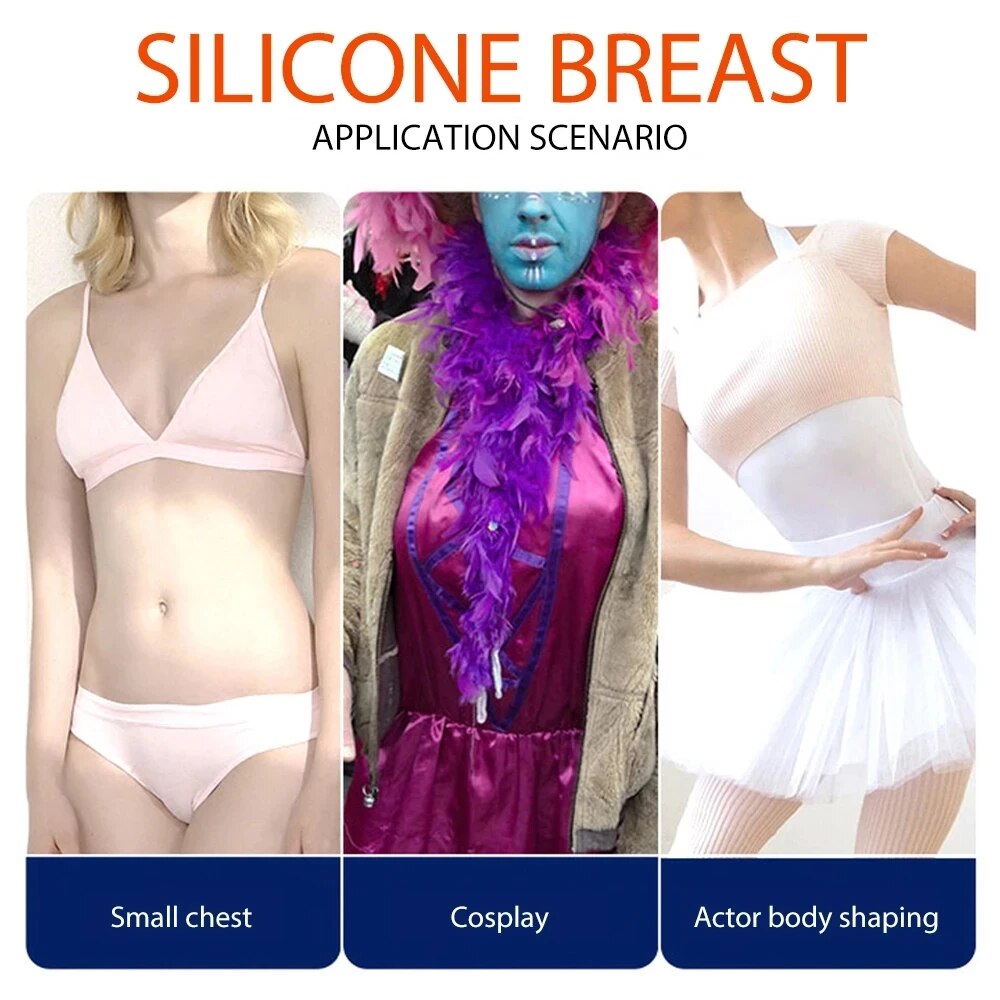Ngực giả silicone siêu thực cho các bạn chuyển giới, cosplay, và trang phục Drag Queen 