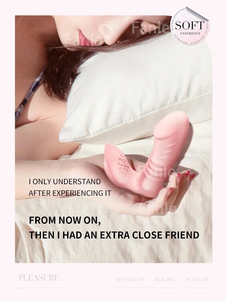Đồ chơi tình dục điều khiển từ xa dành cho phụ nữ, kích thích G-spot và Clitoris, máy tự sướng trong quần lót 