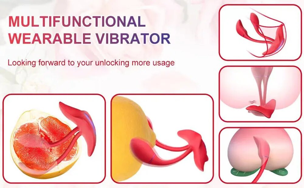 Ứng dụng điều khiển Đồ chơi tình dục nữ mang và rung đôi trứng rung kích thích âm đạo và điểm G
