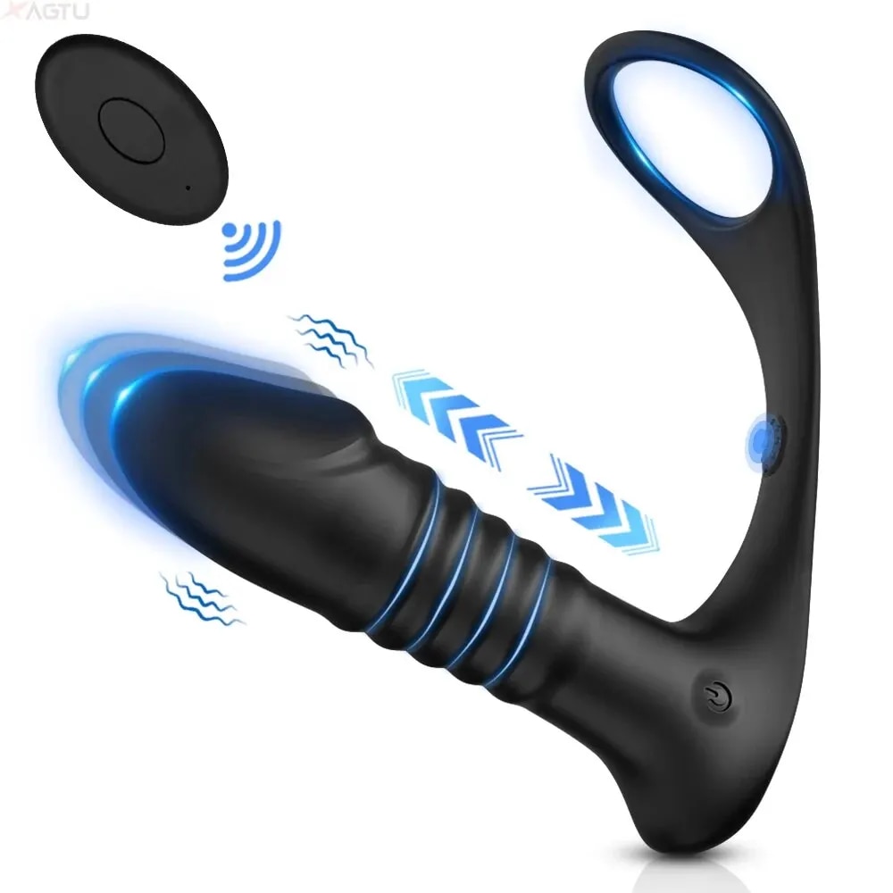 Đồ chơi tình dục không dây điều khiển từ xa, kích thích hậu môn và tuyến tiền liệt, kiểm soát qua ứng dụng 